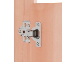 Kastdeurtjes voor buitenkeuken 2 st 50x9x82 cm douglashout