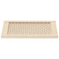 Kastdeuren met latwerk 2 st 49,5x69 cm massief grenenhout
