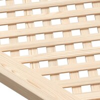 Kastdeuren met latwerk 2 st 49,5x61,5 cm massief grenenhout