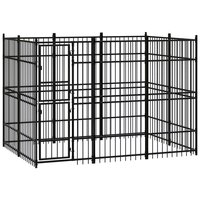 Hondenkennel 5,53 m&sup2; staal