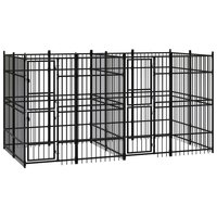 Hondenkennel 7,37 m&sup2; staal