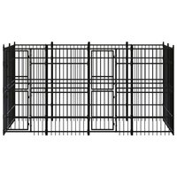 Hondenkennel 7,37 m&sup2; staal