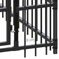 Hondenkennel 7,37 m&sup2; staal
