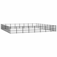 Hondenkennel voor buiten 60,22 m&sup2; staal