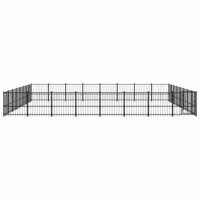 Hondenkennel voor buiten 60,22 m&sup2; staal