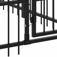Hondenkennel voor buiten 60,22 m&sup2; staal