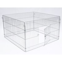 Huisdierenren voor buiten Complete 116x116x65 cm metaal