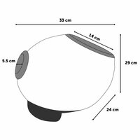 Balwerper met tennisballen Elton interactief 33x24x29 cm