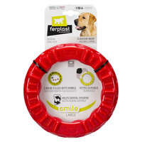 Kauwspeeltje voor honden Smile large 20x18x4 cm rood