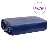 Dekzeil 650 g/m&sup2; 4x7 m blauw