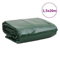 Dekzeil 650 g/m&sup2; 1,5x20 m groen