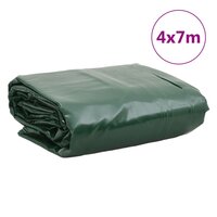 Dekzeil 650 g/m&sup2; 4x7 m groen