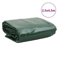 Dekzeil 600 g/m&sup2; 2,5x4,5 m groen
