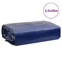 Dekzeil 650 g/m&sup2; 1,5x10 m blauw