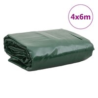 Dekzeil 650 g/m&sup2; 4x6 m groen
