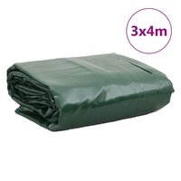 Dekzeil 650 g/m&sup2; 3x4 m groen