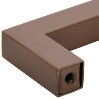 Handvatten 10 st 96 mm roestvrij staal bronskleurig