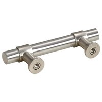 Handvatten 10 st 64 mm roestvrij staal zilverkleurig