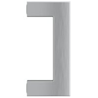 Handvatten 20 st 64 mm roestvrij staal zilverkleurig