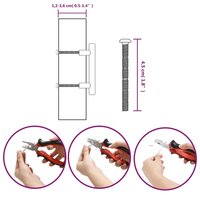 Handvatten 20 st 64 mm roestvrij staal bronskleurig