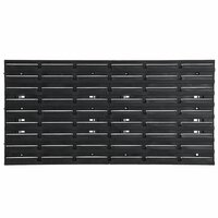 35-delige Sorteersysteemset 77x39 cm polypropeen rood en zwart