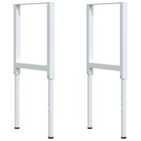 Werkbank 100x(55-60)x(73-99,5) cm massief beukenhout
