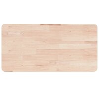 Werkbank rechthoekig 100x60x(73-99,5) cm massief eikenhout