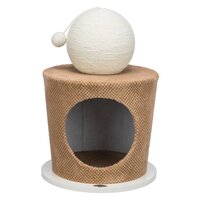 Kattengrot met krabbal 36x50 cm taupe
