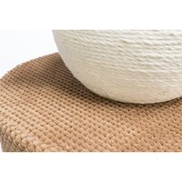 Kattengrot met krabbal 36x50 cm taupe