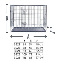 Bench 109x79x71 cm gegalvaniseerd