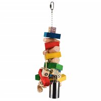 Vogelspeelgoed Bell regenbooghanger 52 cm meerkleurig