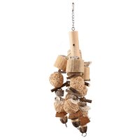 Vogelspeelgoed Sully 65 cm rattan en spons