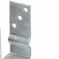 Grondankers 6 st 7x6x15 cm gegalvaniseerd staal zilverkleurig