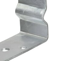 Grondankers 6 st 7x6x15 cm gegalvaniseerd staal zilverkleurig
