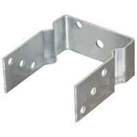Grondankers 6 st 12x6x15 cm gegalvaniseerd staal zilverkleurig