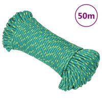 Boottouw 4 mm 50 m polypropyleen groen