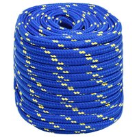 Boottouw 18 mm 100 m polypropeen blauw