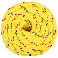 Boottouw 18 mm 25 m polypropyleen geel