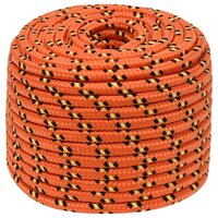 Boottouw 12 mm 50 m polypropyleen oranje