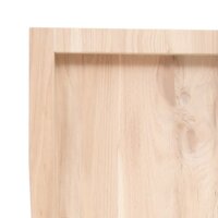 Wastafelblad 180x30x(2-6) cm onbehandeld massief hout