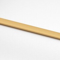 Schuifdeur 102,5x205 cm mat ESG-glas en aluminium goudkleurig