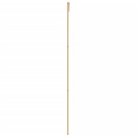 Schuifdeur 76x205 cm mat ESG-glas en aluminium goudkleurig