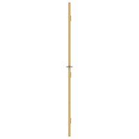 Binnendeur smal 102,5x201,5 cm gehard glas en aluminium goud