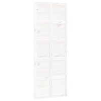 Schuifdeur 80x1,8x214 cm massief grenenhout wit