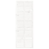 Schuifdeur 80x1,8x214 cm massief grenenhout wit