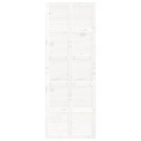 Schuifdeur 80x1,8x214 cm massief grenenhout wit