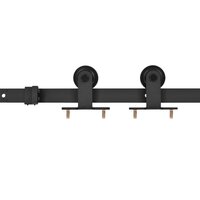 Schuifdeur met beslag 85x210 cm massief grenenhout