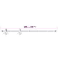 Schuifdeur met beslag 85x210 cm massief grenenhout