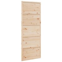 Schuifdeur 80x208 cm massief grenenhout