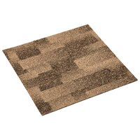 Tapijttegels 20 st 5 m&sup2; bruin